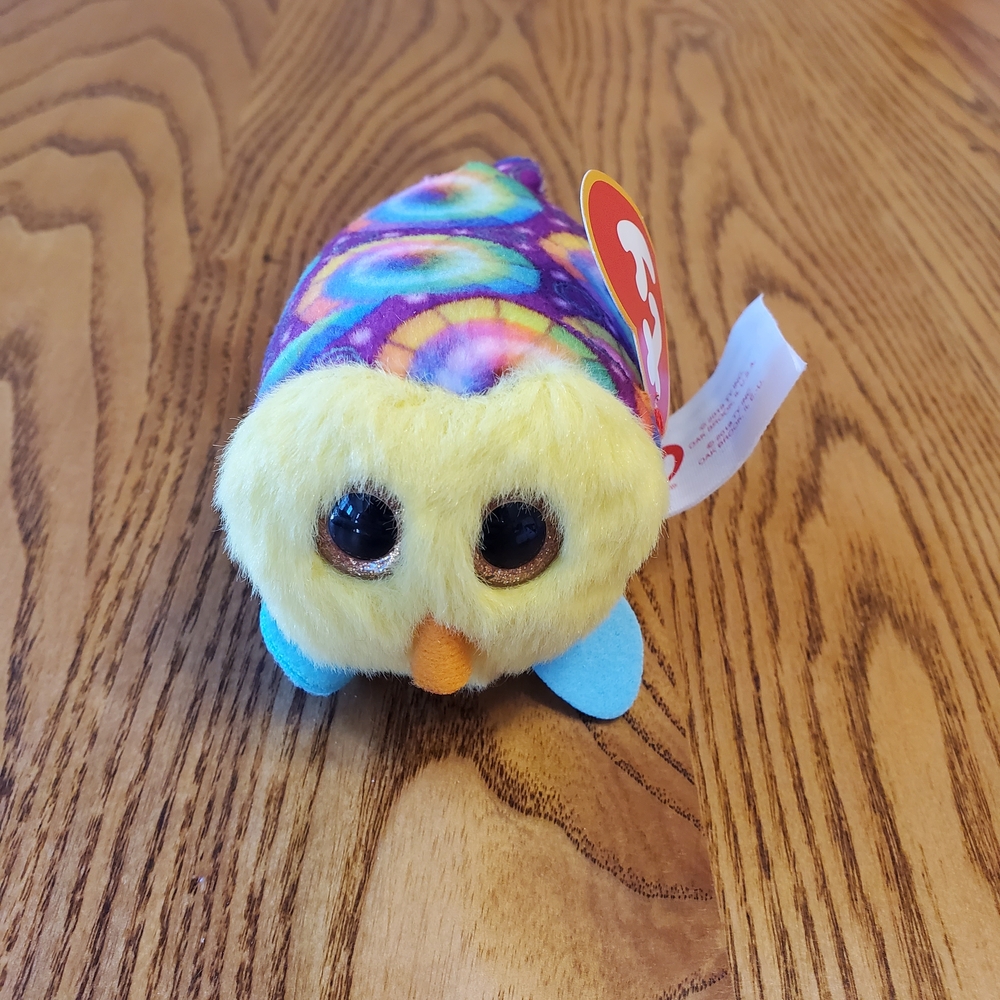 🌟5/$15🌟 Colorful Owl - TY Teenie Beanie Boo - McDonald's Happy Meal Toy